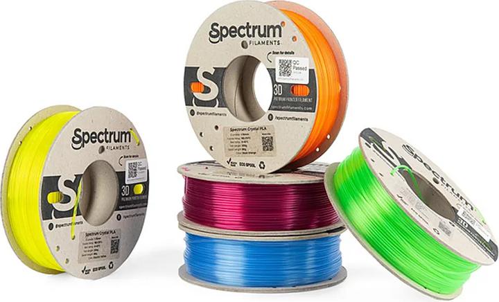 Produktbild Filament PLA Crystal 5 Pack 1.75mm (PLA, 1.75 mm, Transparent)