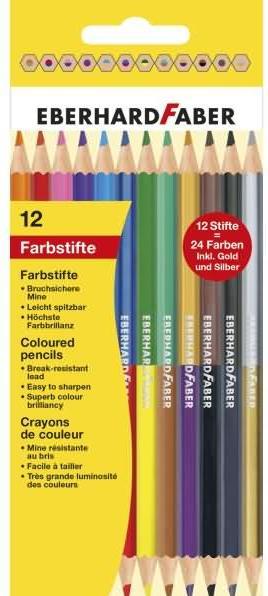 Produktbild Faber-Castell Eberhard Faber (24 Farben, 12 x)