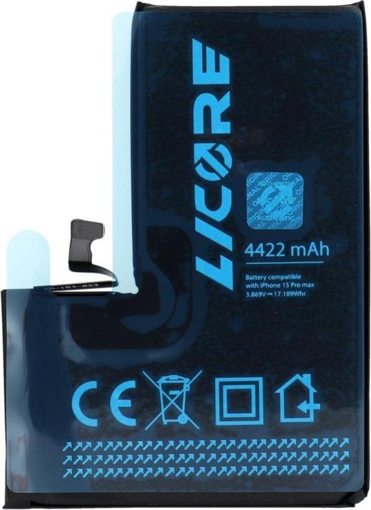 Produktbild Licore Battery battery for IPHONE 15 Pro Max 4422 mAh