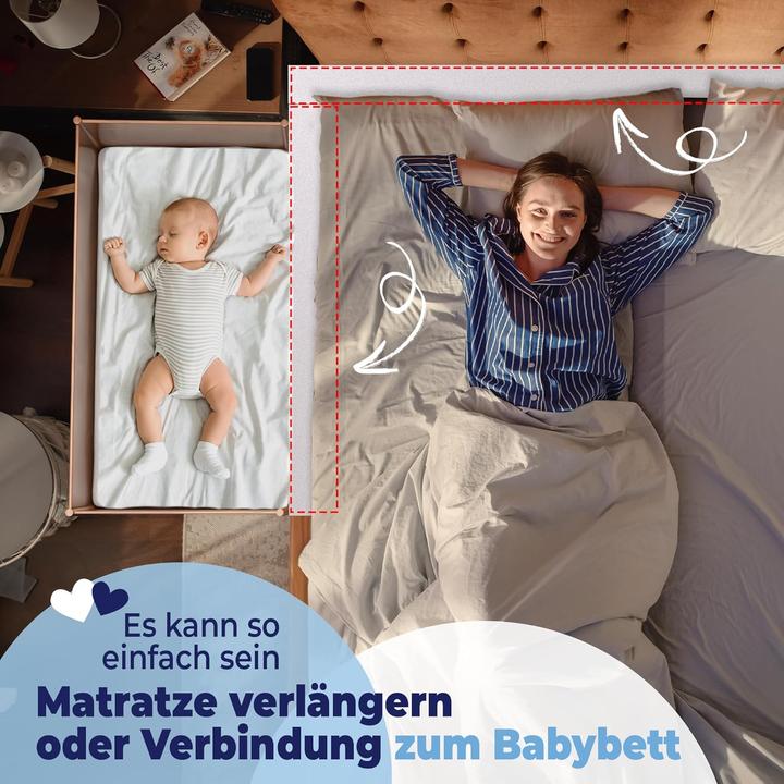Actual product image Saarschaum Matratzenverlängerung (200 x 15 x 10 cm)