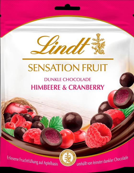 Actual product image Lindt Sensation Fruit Dark Raspberry & Cranberry (150 g)