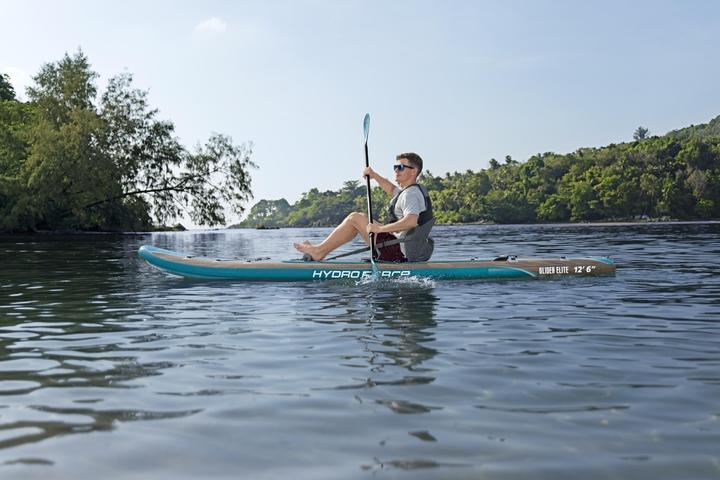 Actual product image Bestway Hydro Force Glider Elite 2-in-1 Inflatable Stand-Up Paddleboard & Kayak Set 3.81 m