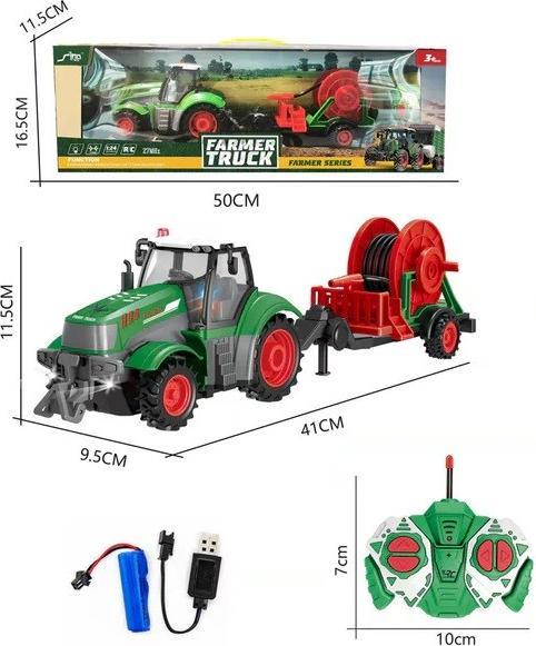 Image du produit Askato Tracteur avec tuyau d'arrosage R/C