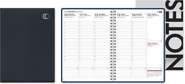 Actual product image RCK 2025 Weekly Planner, A5, blue (A5, English, Swedish, German)