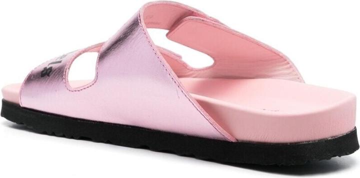 Actual product image Palm Angels Leather Logo Sandals (38)