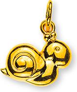 Natsumi Schmuck Anhänger Schnecke Gelbgold 18K/750 (750/18 K Gelbgold)