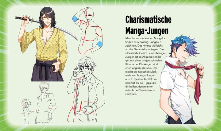 Actual product image 100 Manga-Figuren zeichnen (German, Christopher Hart, 2023)