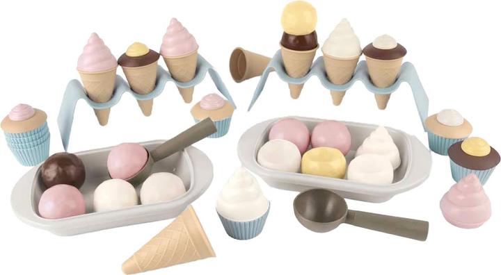 dantoy 6974 - ORGANIC CUPCAKE ICE CREAM SET 54 PIECES KRT.