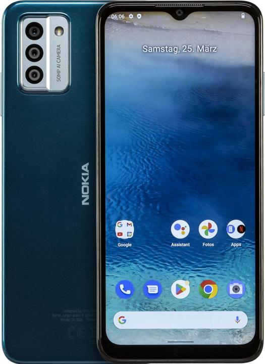 Image du produit Nokia G22 (64 Go, Lagoon Blue, 6.50", Double SIM, 50 Mpx, 4G)