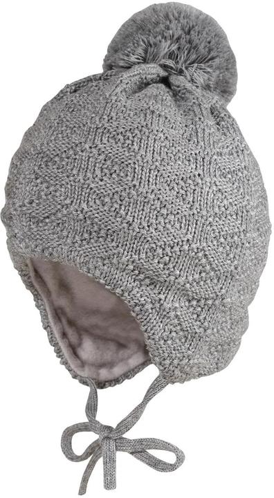 Maximo Wintermütze Pompon graumeliert Gr. 47 (47)