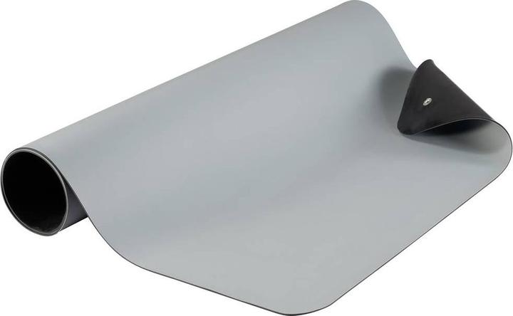 Produktbild Tru Components TC-12356320 ESD-Matten-Set Grau (L x B x H) 900 x 610 x 2 mm 1 S (Statikschutz)