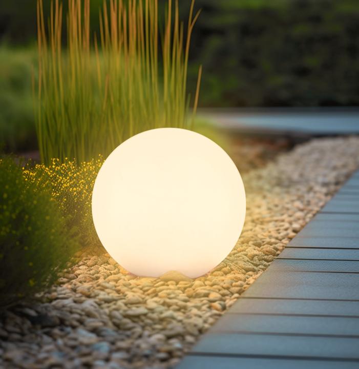 Image du produit Century Lampe solaire à LED BOLLA 0,4W RGB Dimm. IP44 petit (3 lm, IP44)