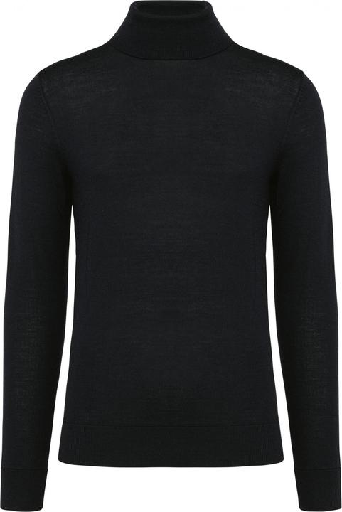 Kariban Merino-Pullover mit Rollkragen