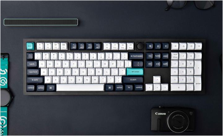 Actual product image Keychron Q6 Max QMK/VIA Wireless Custom Mechanical Keyboard,Fully Assembled Knob,Carbon Black, Gate (Cable, Wireless)