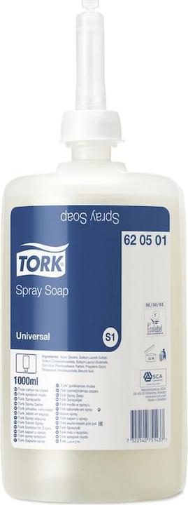 Produktbild Tork Sprayseife, für S1/S11 Seifenspender, Universal Qualität, parfümiert, 1 x 1000 ml (Flüssigseife, 1000 ml)