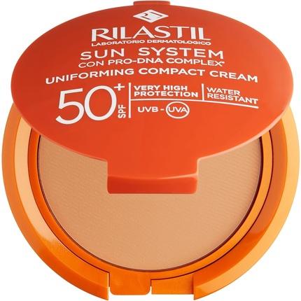 Rilastil Sun System Uniform Compact Creme Spf50 Farbton 02 Dore 10g (Sonnencreme Gesicht, SPF 50+, 75 g)