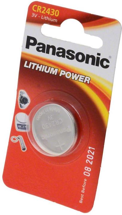 Actual product image Panasonic Lithium Power CR2430 (1 pcs., CR2430, 285 mAh)