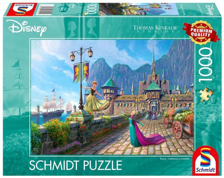 Productafbeelding Schmidt Spiele Disney Frozen vieren in Arendelle (1000 onderdelen)