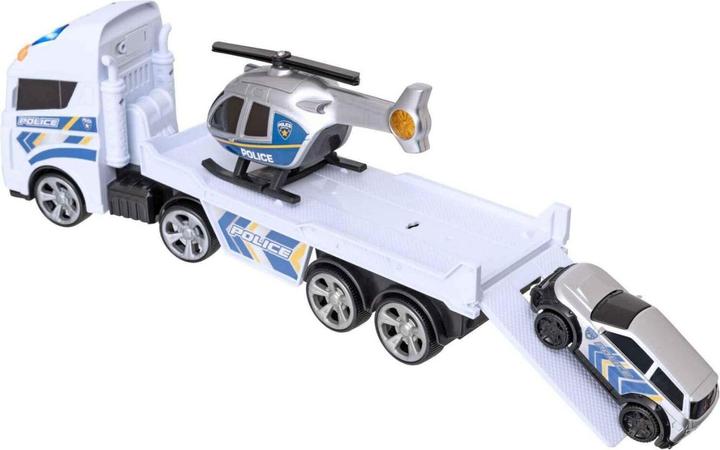 Actual product image Teamsterz Transporter with police car and helicopter