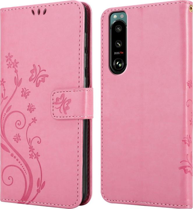 Image du produit Cadorabo Pochette Flower Book (Sony Xperia 5 III)