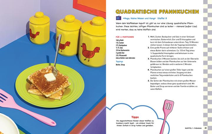 Actual product image Das inoffizielle Kochbuch zu den Simpsons (German, Laurel Randolph, Martina Fischer, 2022)