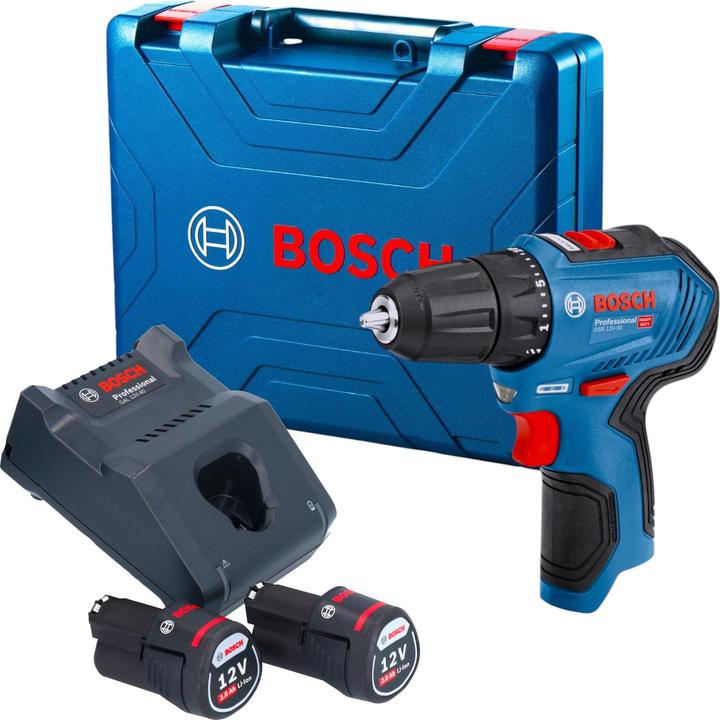 Mallette de transport, Chargeur rapide GAL 12V-40 Professional, 2× batterie GBA 12V 2.0Ah