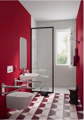 Immagine prodotto Villeroy & Boch Lavabo ViCare accessibile con sedia a rotelle 60 x 49 cm bianco 71196301 (490 mm, 600 mm)