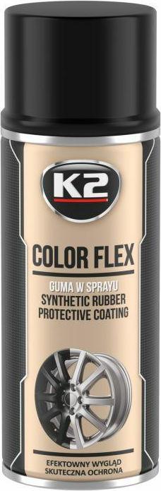Image du produit GCS Color Flex Spray pour caoutchouc - Noir brillant 400Ml