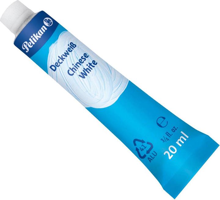 Actual product image Pelikan Opaque white 732 (Chinese White, 20 ml)
