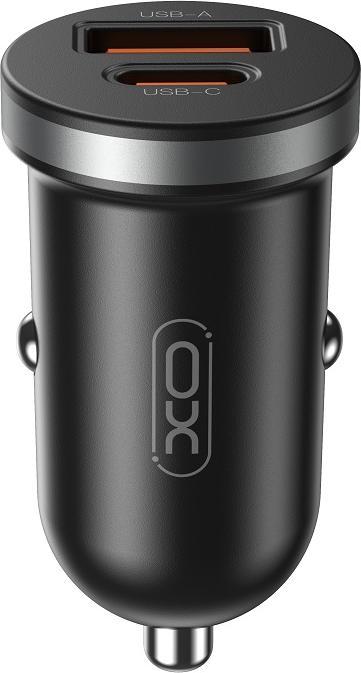Produktbild xO Kfz-Ladegerät CC56 PD 30W QC 1x USB 1x USB-C schwarz