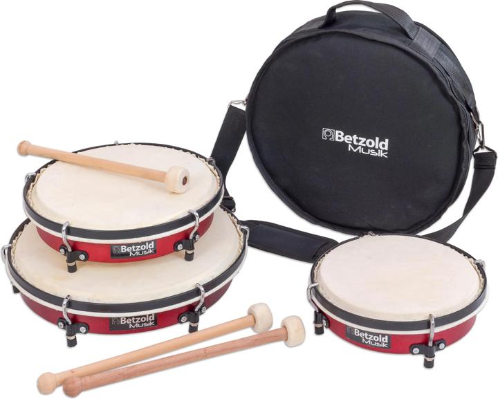 Actual product image Betzold Musik Drum set incl. sturdy carrying bag (Drum)