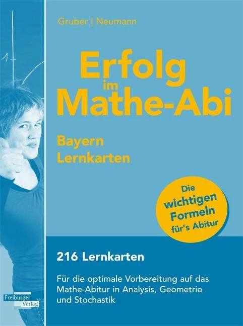 Produktbild Erfolg im Mathe-Abi Bayern Lernkarten (Deutsch, Robert Neumann, Helmut Gruber, 2013)