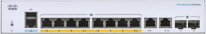 Produktbild Cisco PoE+ Switch CBS250-8FP-E-2G-EU 10 Port (10 Ports)