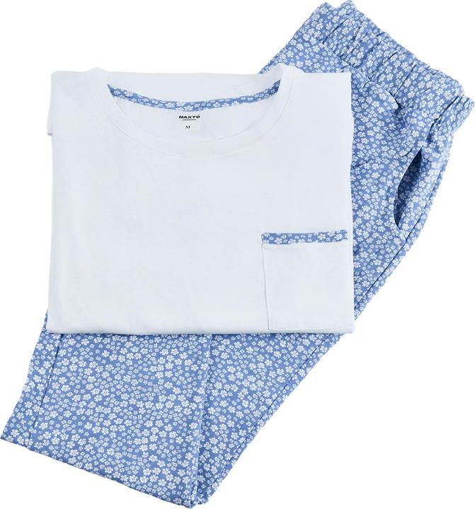 Produktbild Maxte Klassisches langärmeliges Pyjama-Set aus Baumwolle (L)