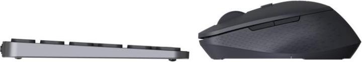 Productafbeelding Rapoo Draadloze multimodus bureauset 9810M, QWERTZ, donkergrijs (00228039) (NL, Draadloze)