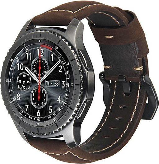 Produktbild Beline Samsung Galaxy Gear S3/Active/Watch 3/Huawei Watch GT/GT2/GT2 Pro Smartwatch-Armband, 22 mm (22 mm, Bio-Leder, Kunststoff)