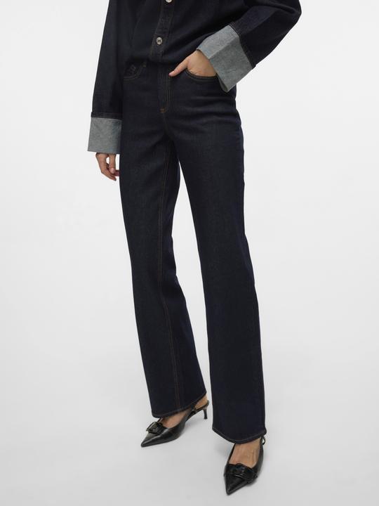 Actual product image Vero Moda VMMELISA Mittlere Taille Weiter Beinschnitt Jeans Weit geschnitten (W31/L32)