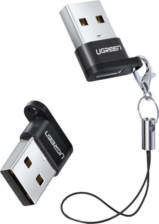 Productafbeelding Ugreen USB-C naar USB-A 2.0 bluetooth adapter (zwart) (USB 2.0, USB 3.1)