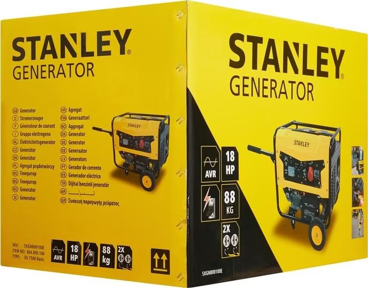 Immagine prodotto Stanley Generatore di base SG7500 (6800 W, 25 l)