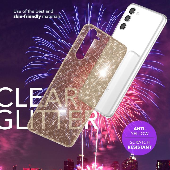 Produktbild Nalia Klare Glitzer Silikon Hülle (Samsung Galaxy S24+)