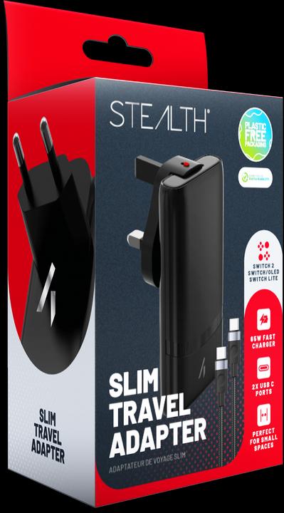 Stealth Slim Power Adapter (Switch OLED, Switch 2, Switch Lite, Switch)