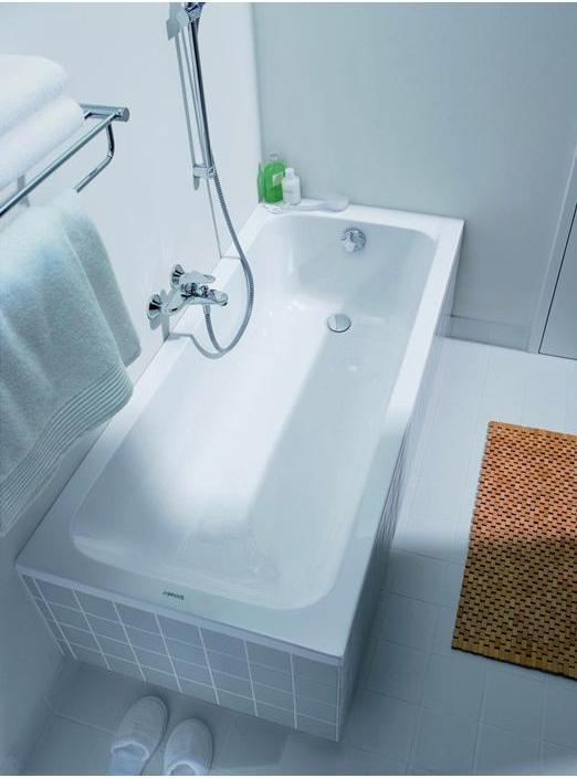 Actual product image Duravit Rectangular bath D-Code 75 x 170 cm white smooth 7000970000000 (120 l, 170 cm, 75 cm)