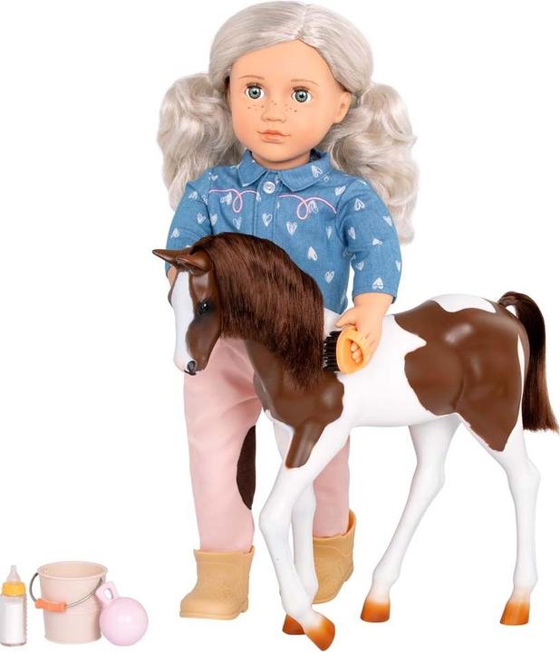 Produktbild Our Generation OG - Puppe Yanira 46cm mit Fohlen
