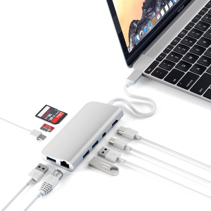 Image du produit Satechi ST-TCMM8PAS (USB-C, 9 Ports)