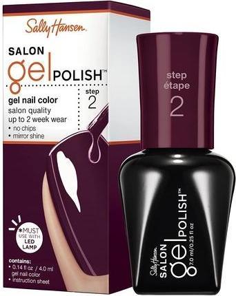 Immagine prodotto Sally Hansen Smalto gel da salone Colore per unghie in gel (268 Pacca sul nero, Smalto per unghie effetto gel)