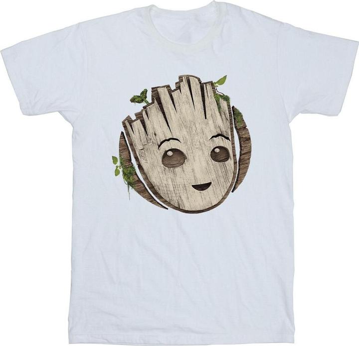 I Am Groot Wooden Head TShirt Mädchen