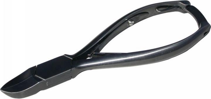 Kiehl Nagelzange Titancarbonid Profinagelzange gross schwarz 14.5cm