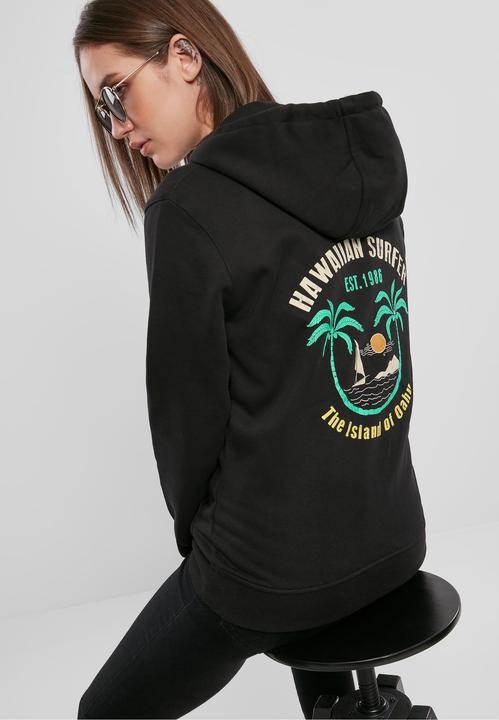 Immagine prodotto Merchcode Felpa con cappuccio da donna hawaiana da surfista (S)