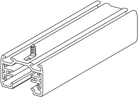 Image du produit Csdk SL Global GB 2100-2 Rail 230V, monophasé, longueur 1 mètre, noir - STANDARD