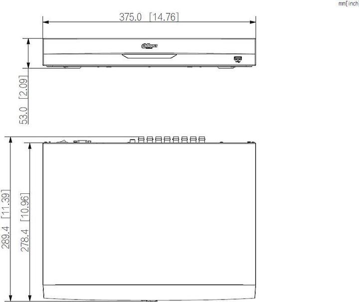 Image du produit Dahua Technology DH-XVR5216AN-4KL-I3, noir, 3840 x 2160 pixels, H.264, H.264+, H.265, H.265+, G.711 (Enregistreur vidéo en réseau (NVR))
